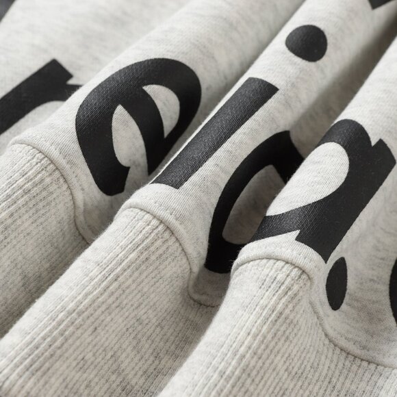 Denim Tears Light Grey Letter Zip-Up Hooded Jacket - Picture 8 of 8